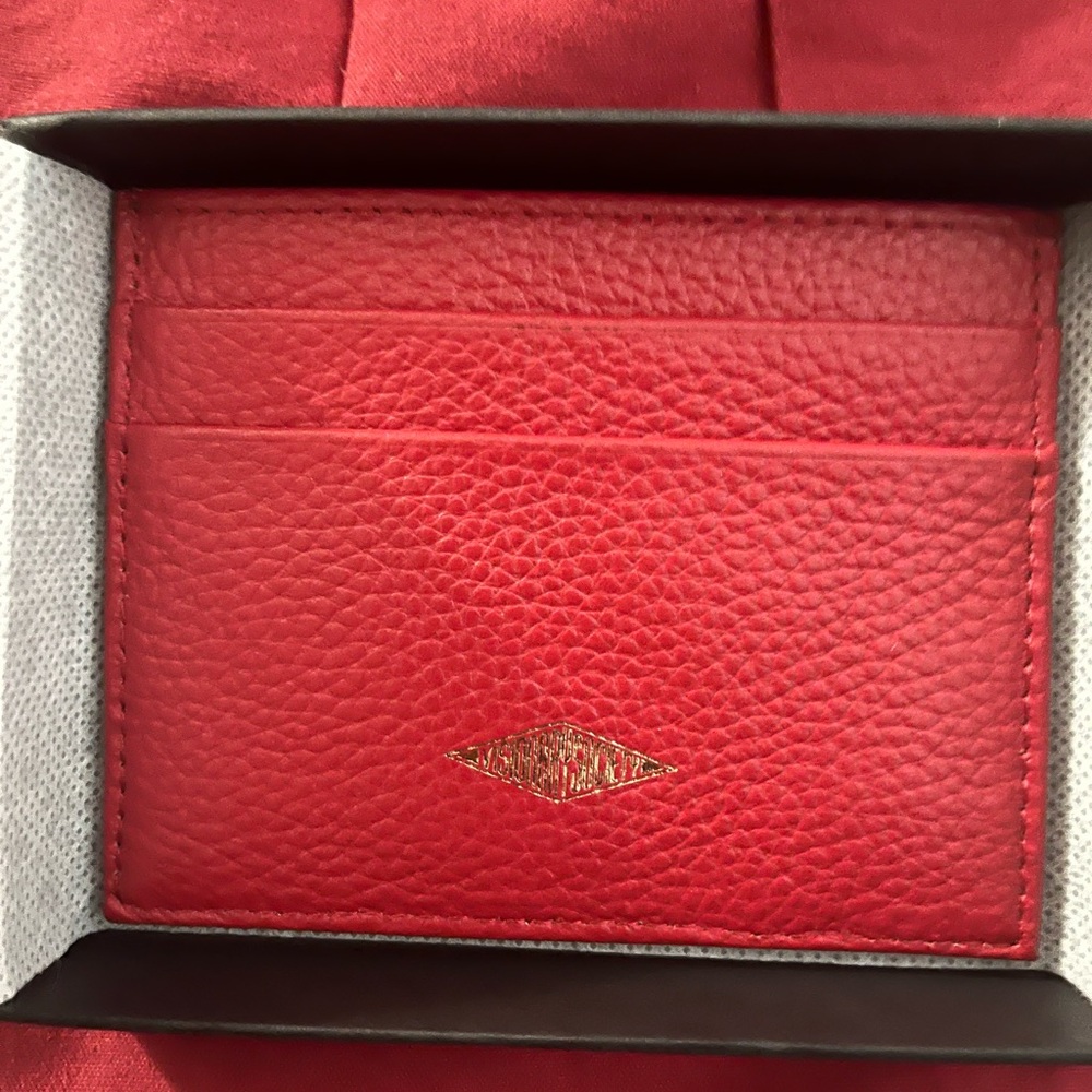 Visionary cardholder wallet ( Red Leather ) OS - Picture 3 of 6